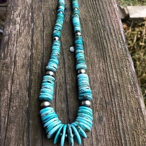 22” Genuine Turquoise Necklace